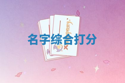 名字综合打分_
